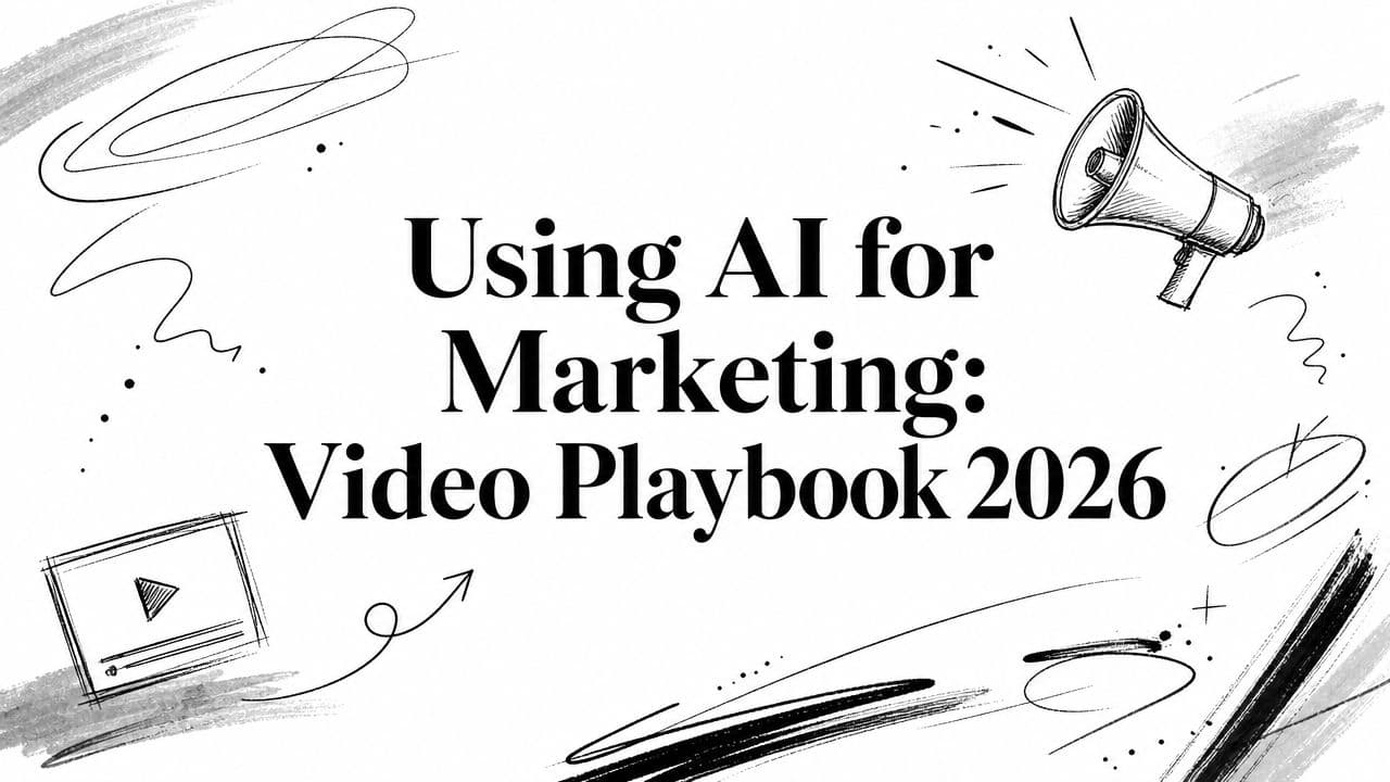 Using AI for Marketing: Video Playbook 2026